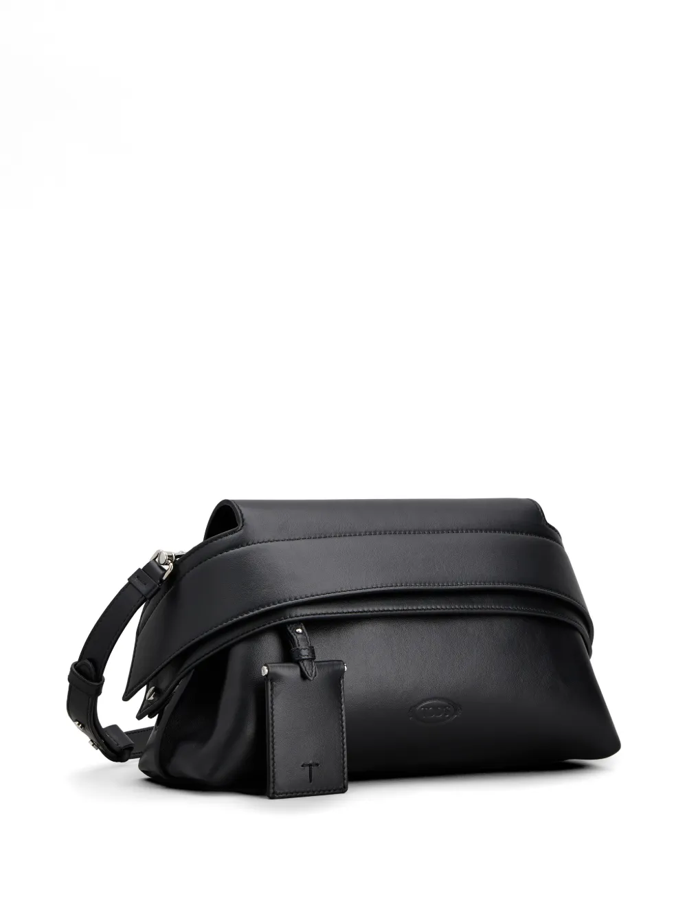 Tod's Wave schoudertas met omslag Zwart