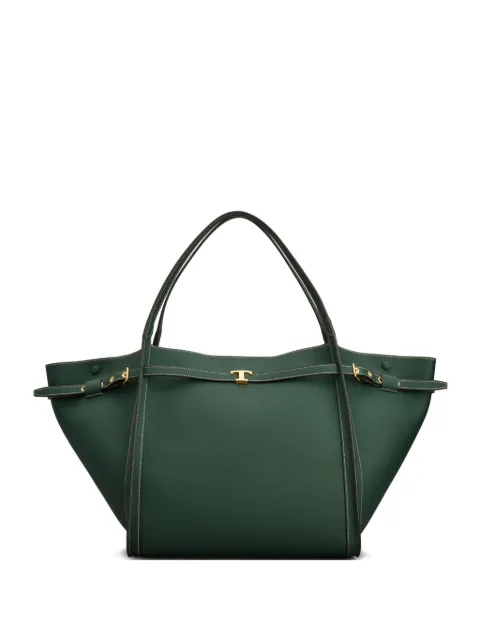 Tod's medium T Timeless gold-tone buckle tote bag