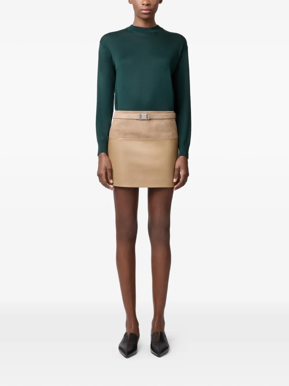 Tod's Mini-rok met ceintuur Beige