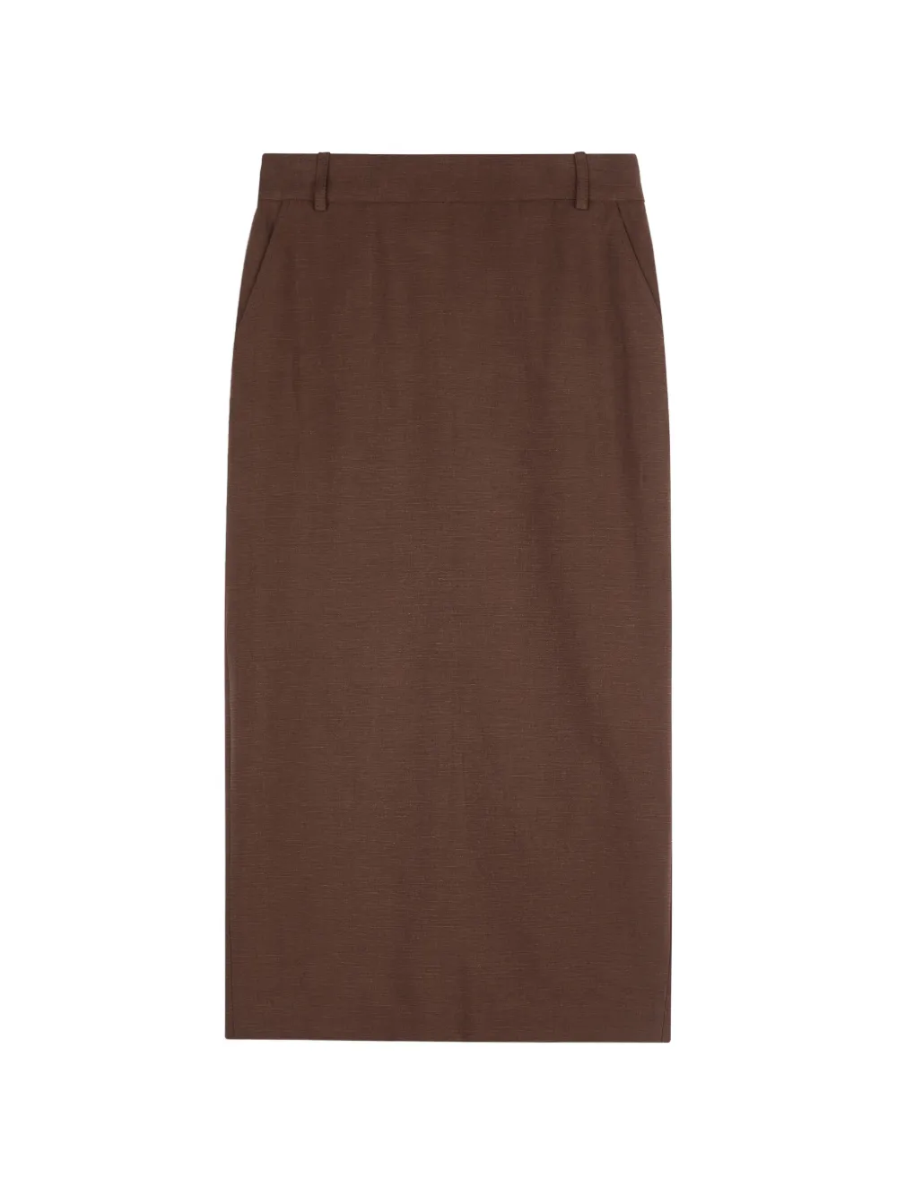 Tod's pocket detail midi skirt - Brown