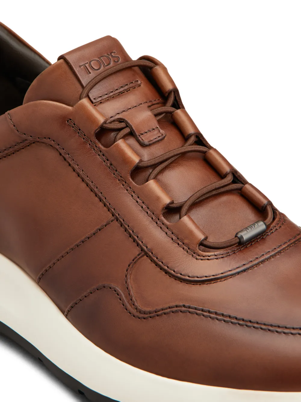 Tod's Sneakers met elastisch kant Bruin
