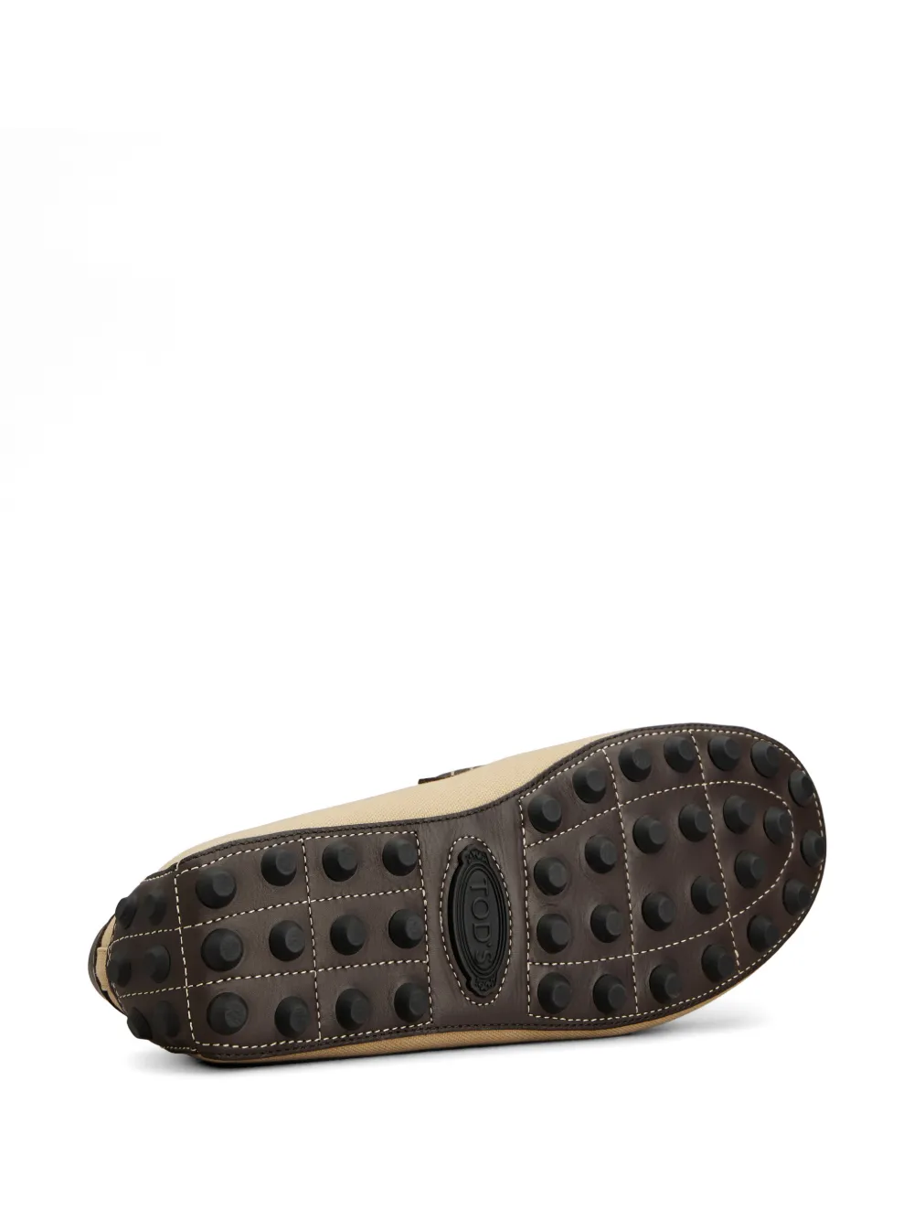 Tod's Gommino canvas loafers Beige