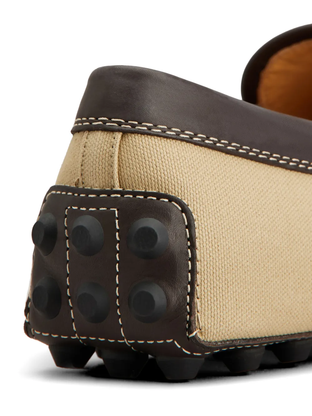 Tod's Gommino canvas loafers Beige