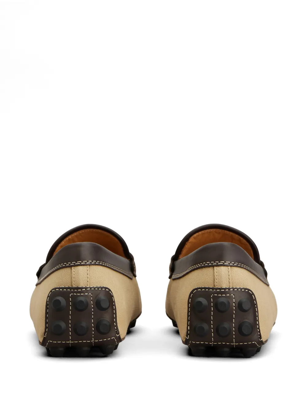 Tod's Gommino canvas loafers Beige