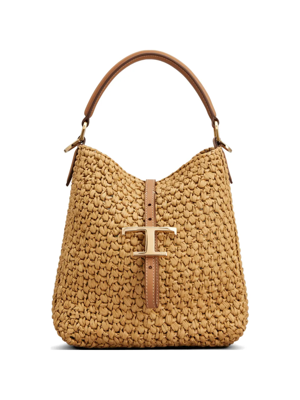 Tod's logo-appliqué tote bag - Toni neutri