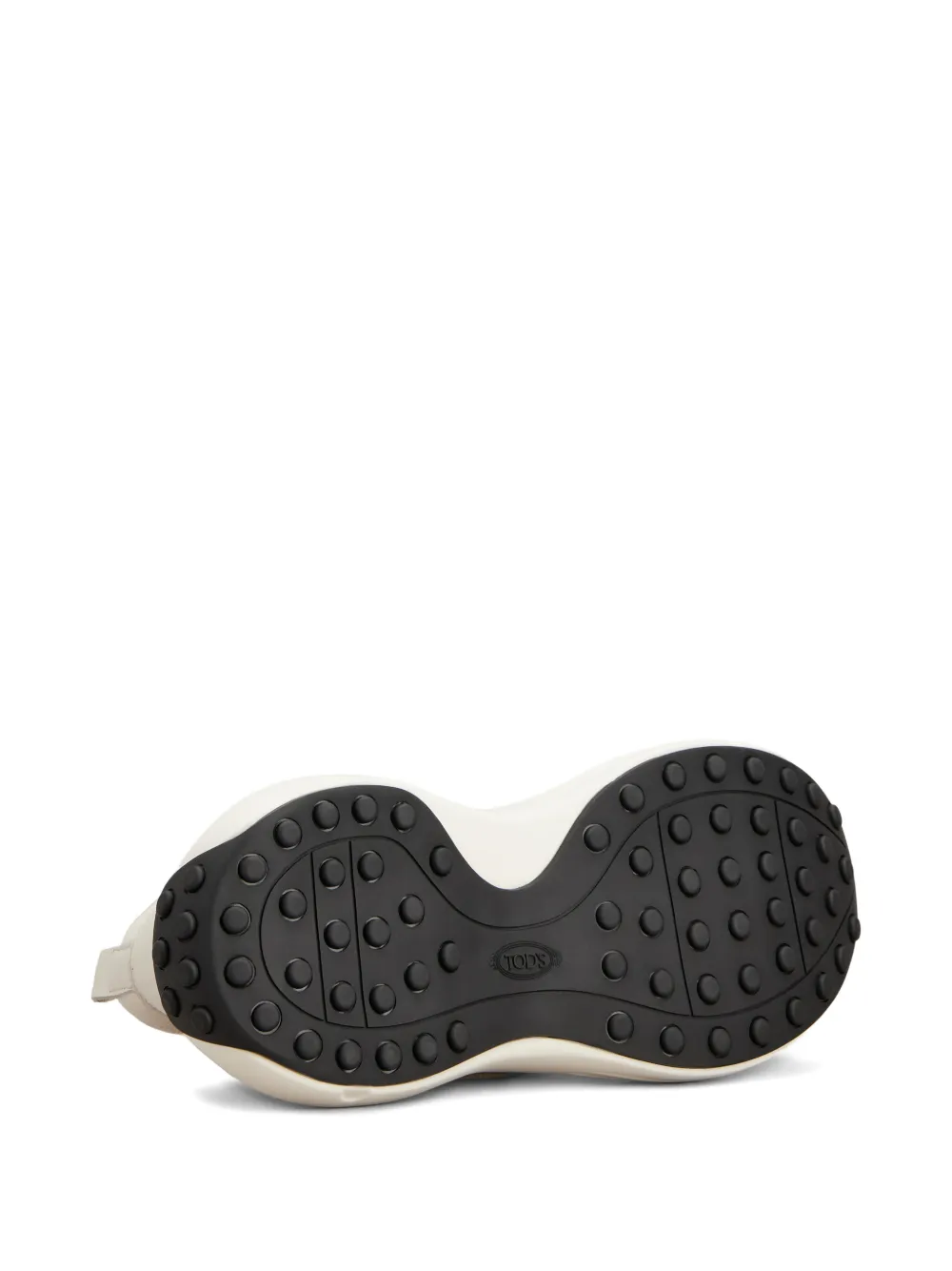 Tod's Gebreide sneakers met logo Beige