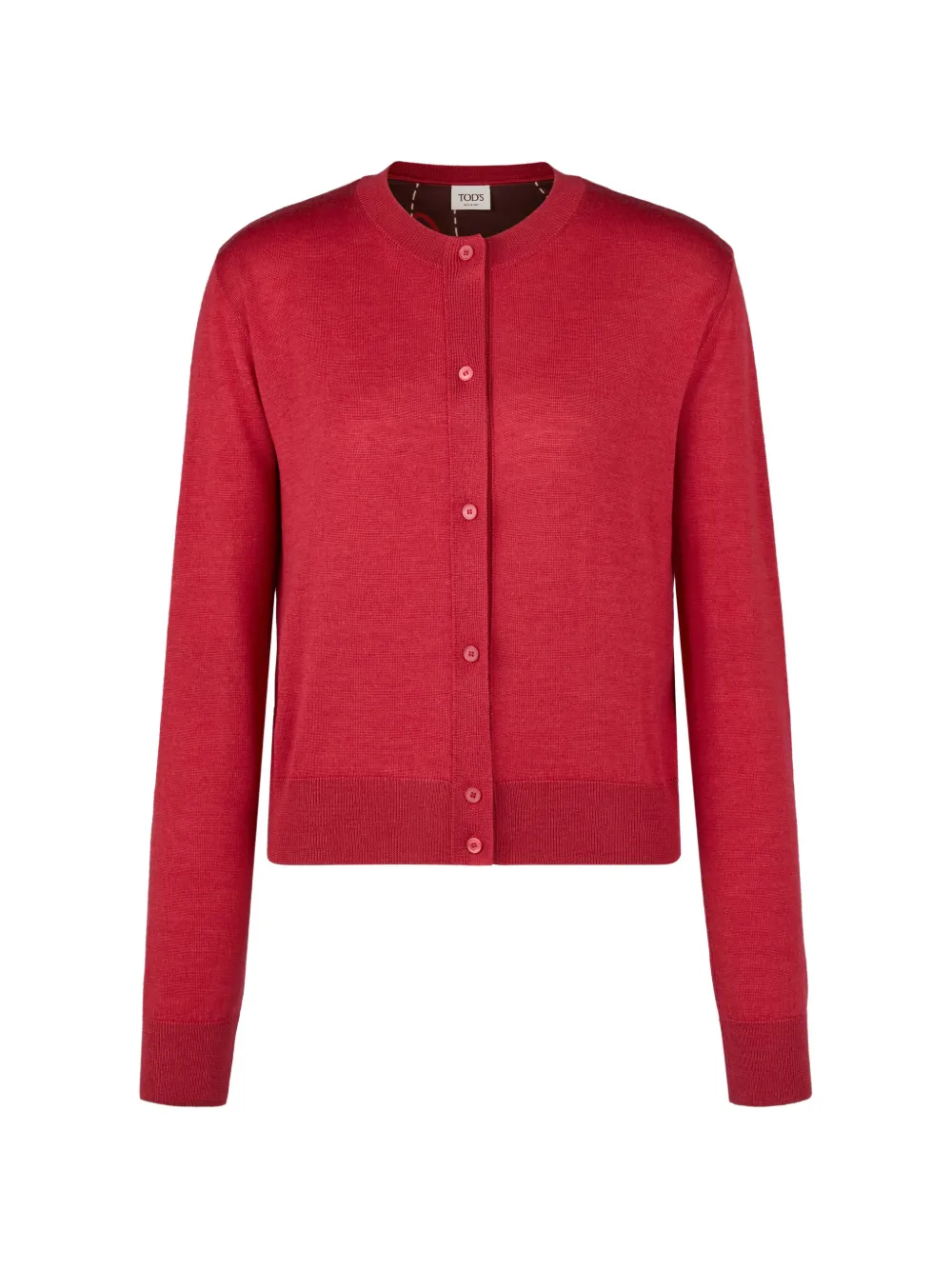 Tod's fine-knit cardigan - Red