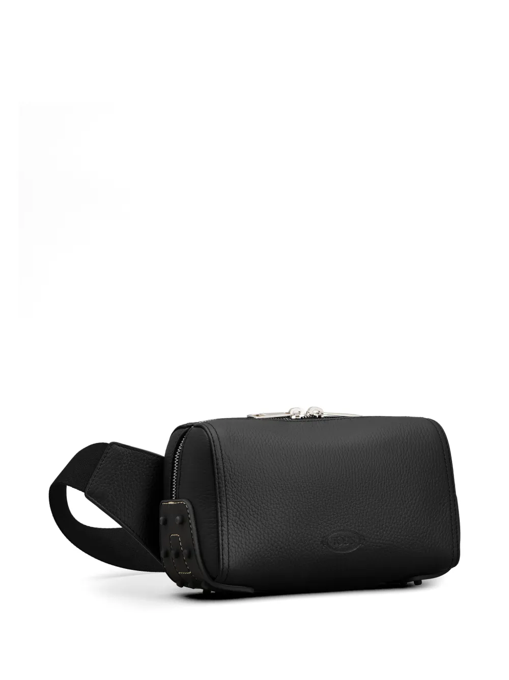  Tod's Leather Messenger Bag - Black 