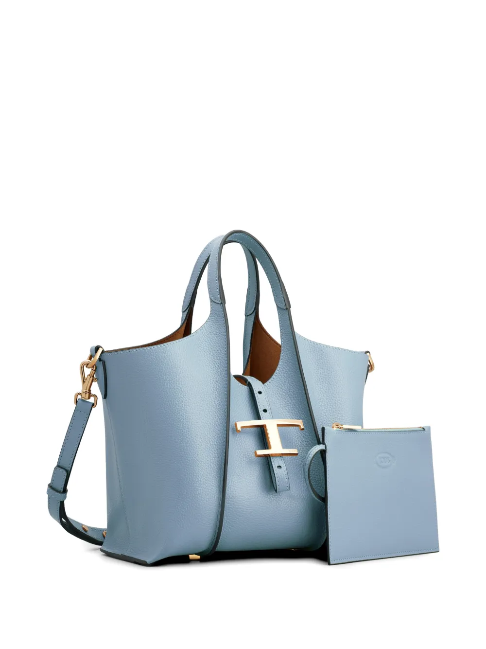 Tod's Schoudertas met T-detail Blauw