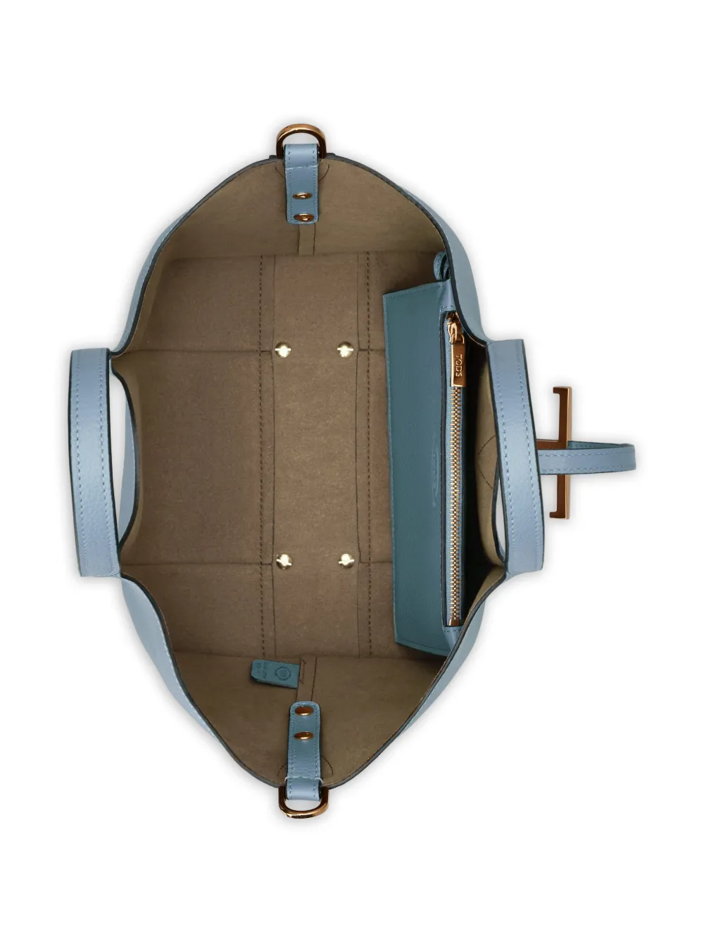 Tod's Schoudertas met T-detail Blauw