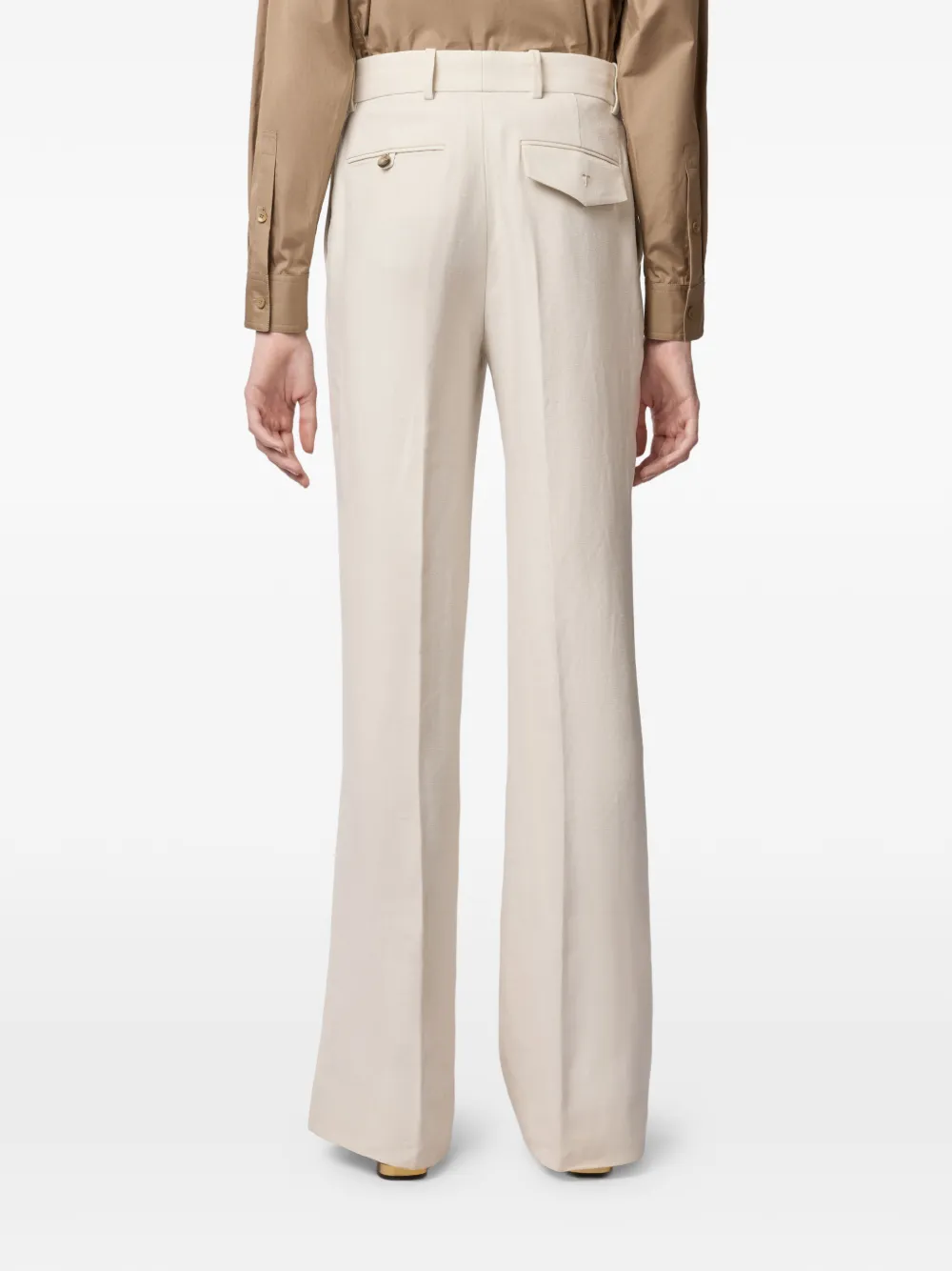 Tod's Broek met zak en riemlus Beige