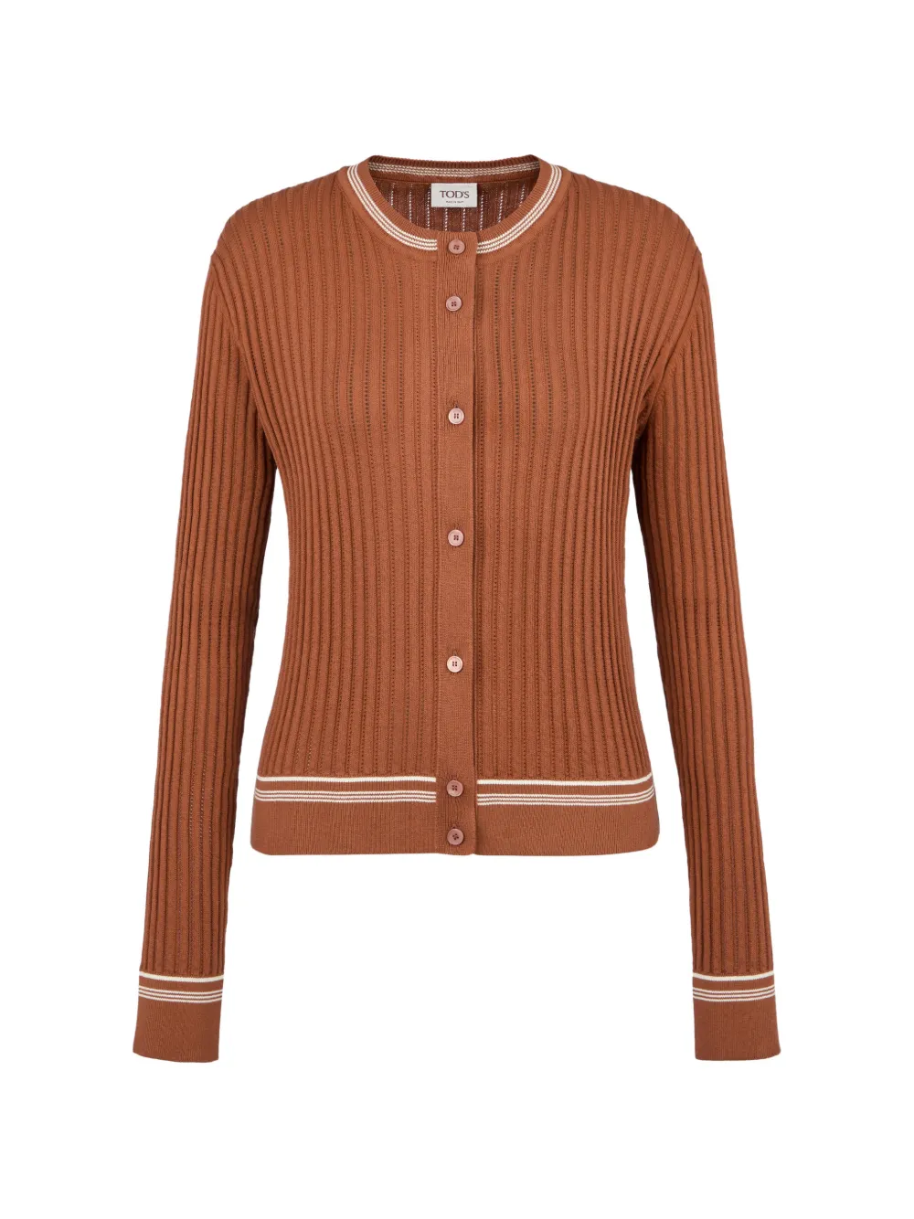Tod's Gerippter Cardigan - Braun