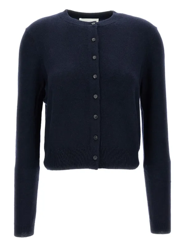 Lisa Yang Buttoned Cardigan in Blue