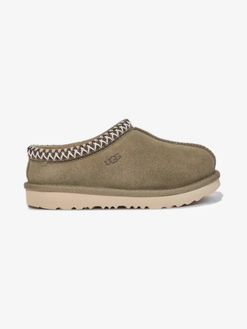 UGG Kids slippers con ribete trenzado