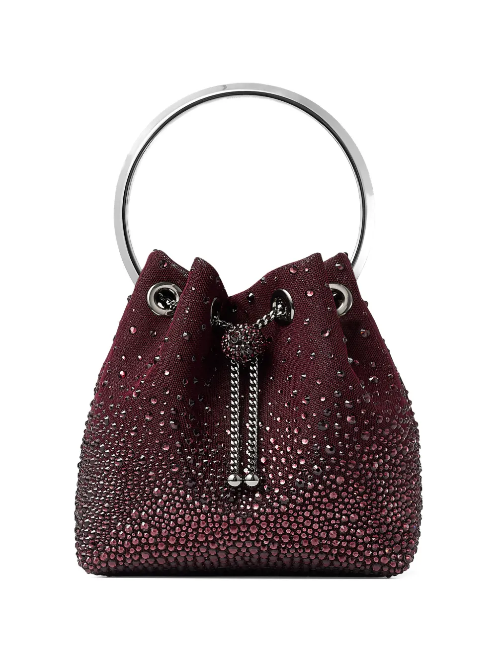 Jimmy Choo Borsa a secchiello Bon Bon con decorazione - Rosso