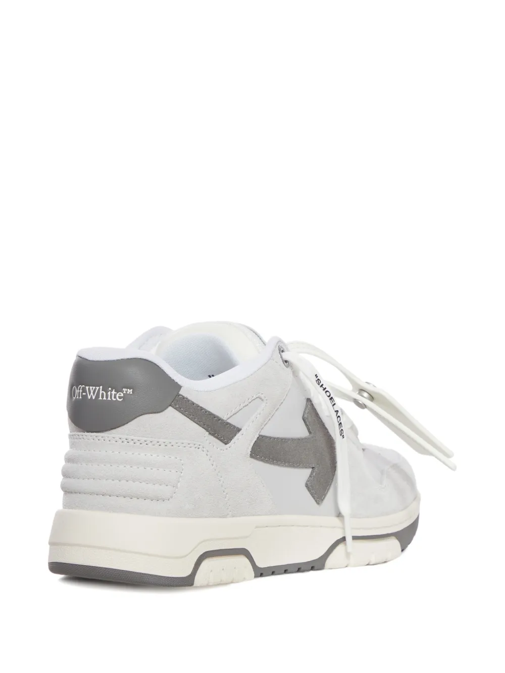 Off-White Out Of Office suede sneakers Grijs