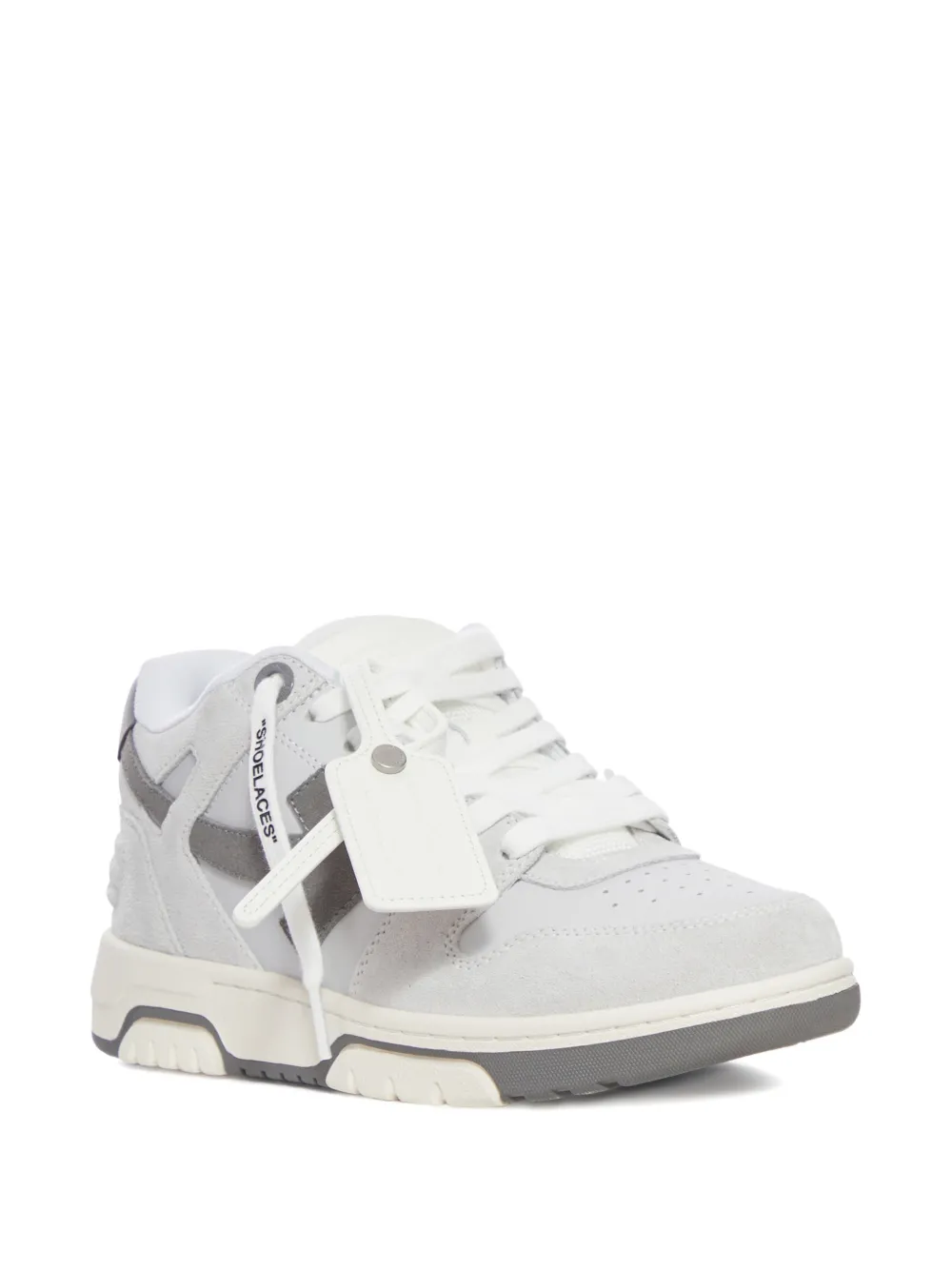 Off-White Out Of Office suede sneakers Grijs