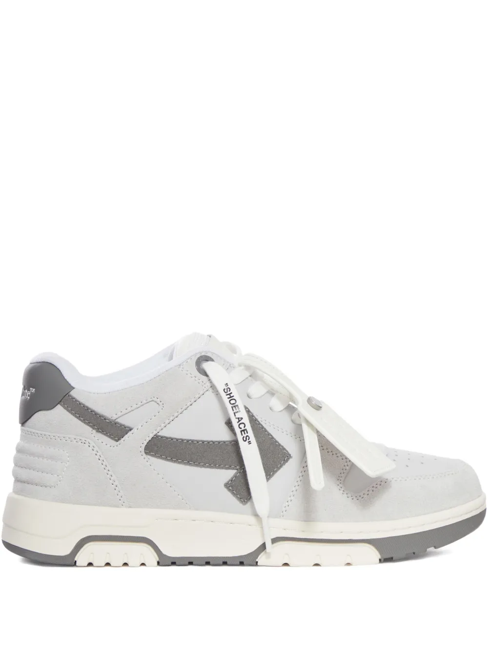 Off-White Out Of Office suede sneakers - Grigio