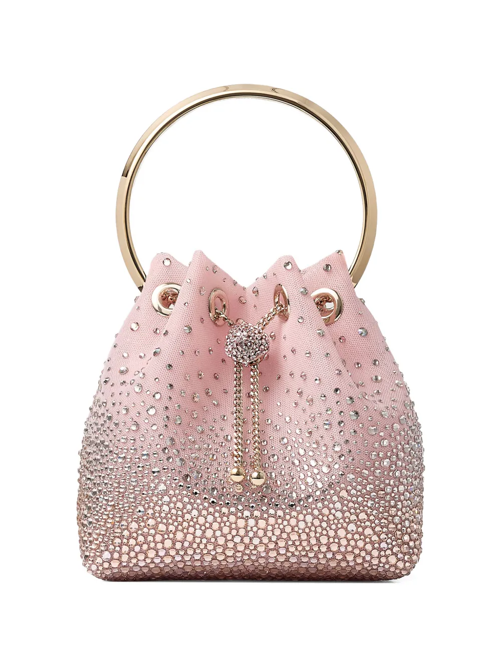 Jimmy Choo Borsa a secchiello Bon Bon con decorazione - Rosa