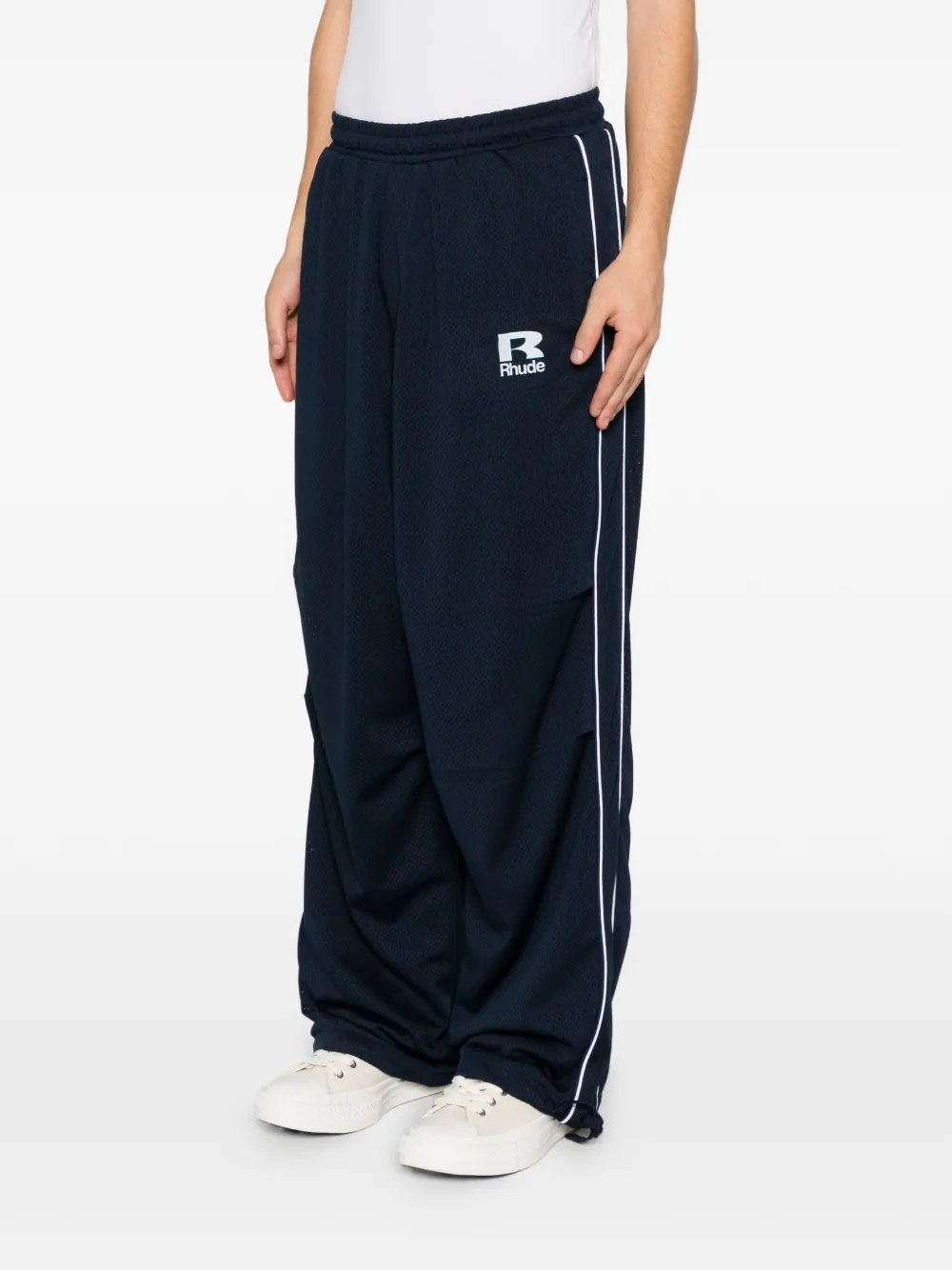 RHUDE Parachute trainingsbroek met mesh Blauw