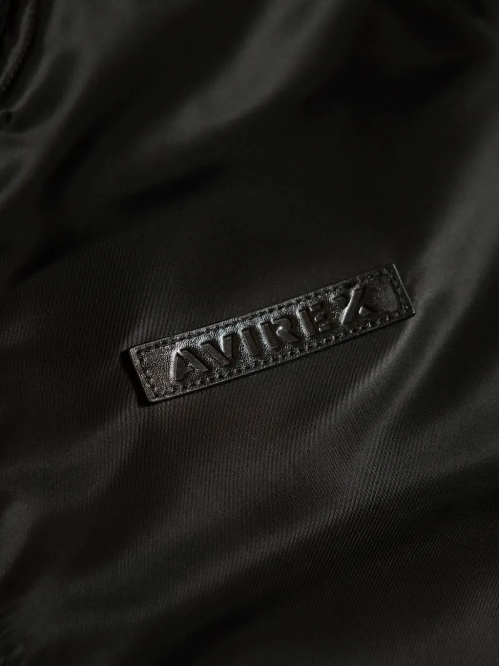  Avirex Zip Bomber Jacket - Black 