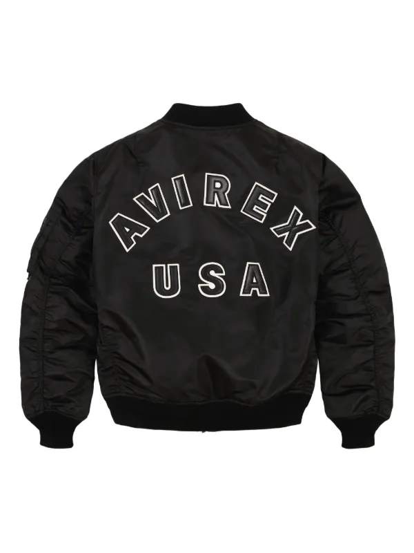 Avirex ボンバージャケット | ブラック | FARFETCH JP