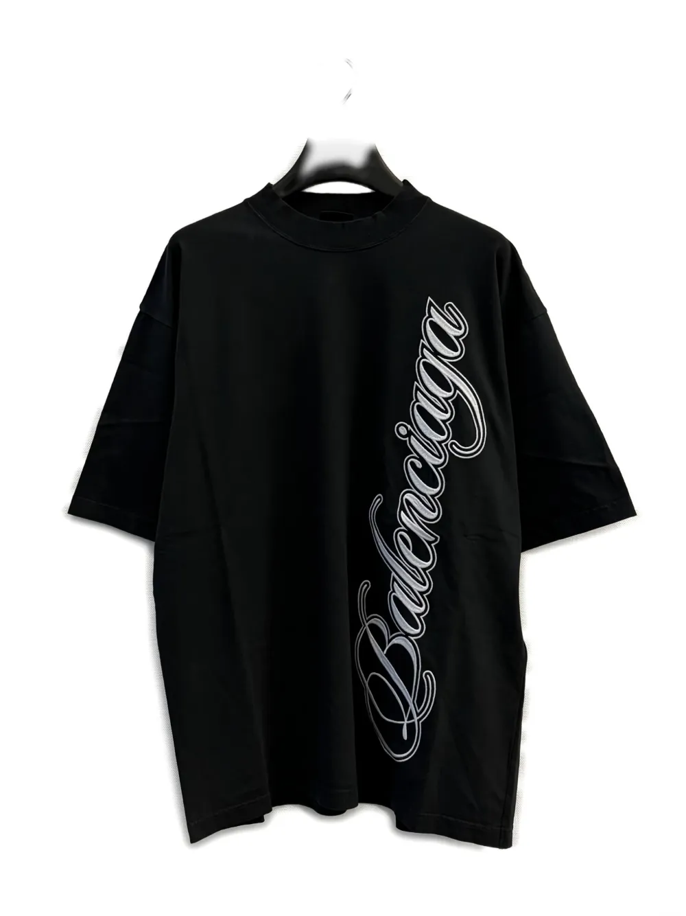 Balenciaga logo-detail T-shirt - Zwart