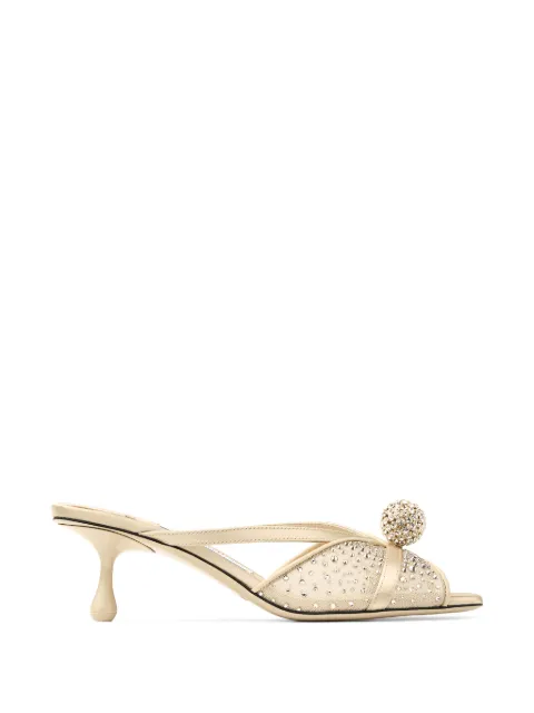 Jimmy Choo Siva pearl-embellished sandals