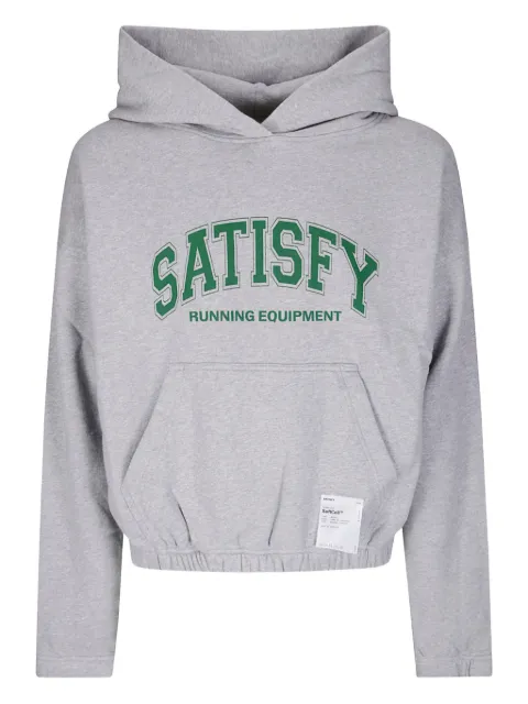 Satisfy graphic-print hoodie