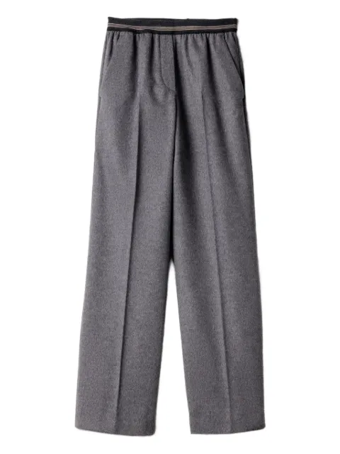 Miu Miu elasticated-waistband straight trousers