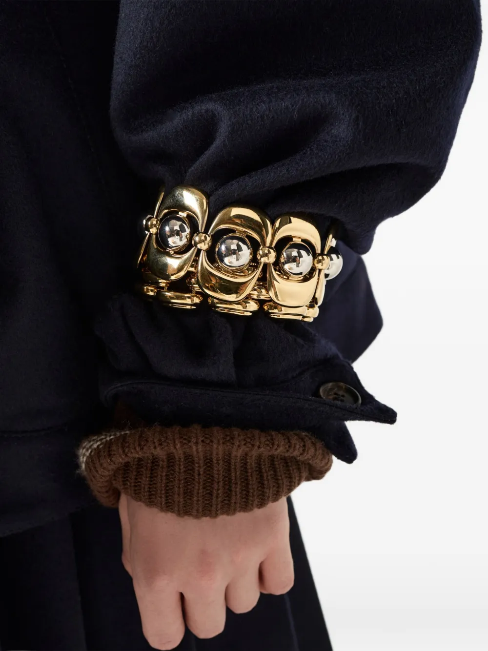 Miu Miu ベロア ブルゾン ジップジャケット | ブルー | FARFETCH JP
