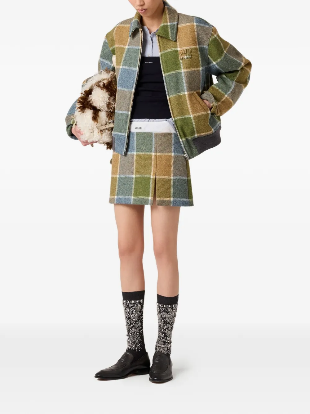 Miu Miu three-button logo-detail long-sleeved T-shirt | Playeras y jerséis | Image 2