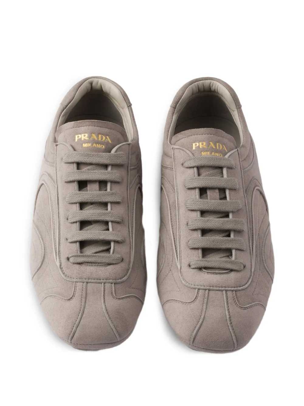 Prada Montecarlo Re-Edition 2005 suède sneakers Grijs