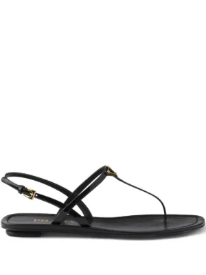 Jil Sander ポインテッドトゥ サンダル | ブラック | FARFETCH JP