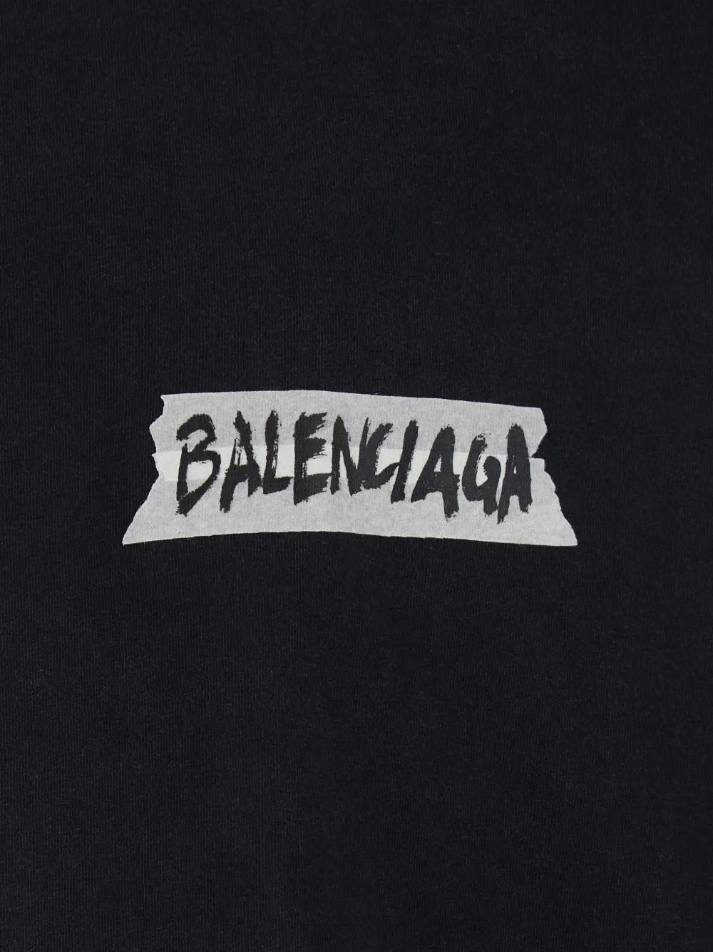 Balenciaga T-shirt met logodetail Zwart