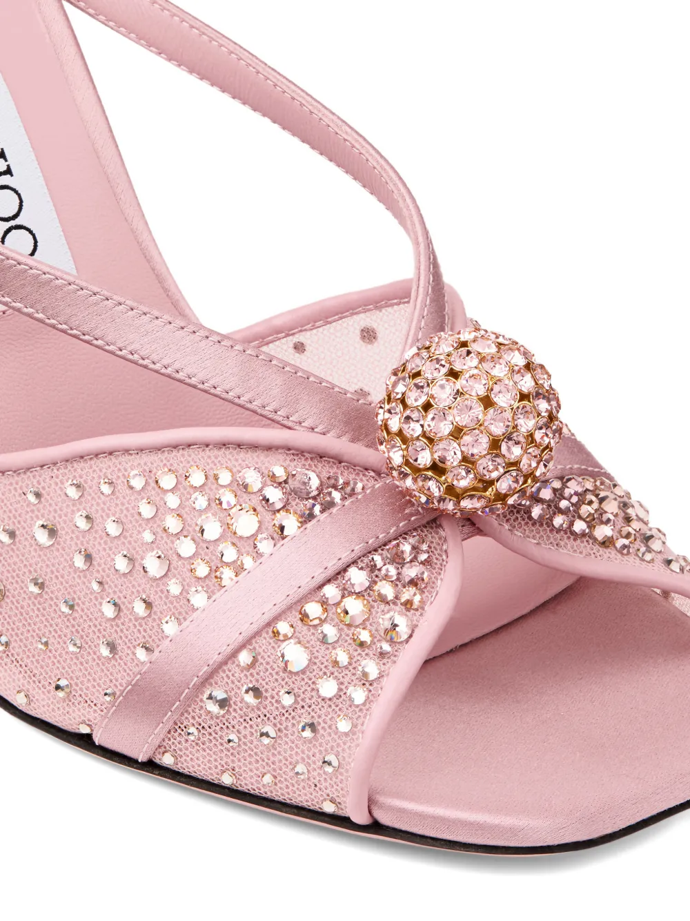 Jimmy Choo Sarai sandalen verfraaid met bandjes Roze