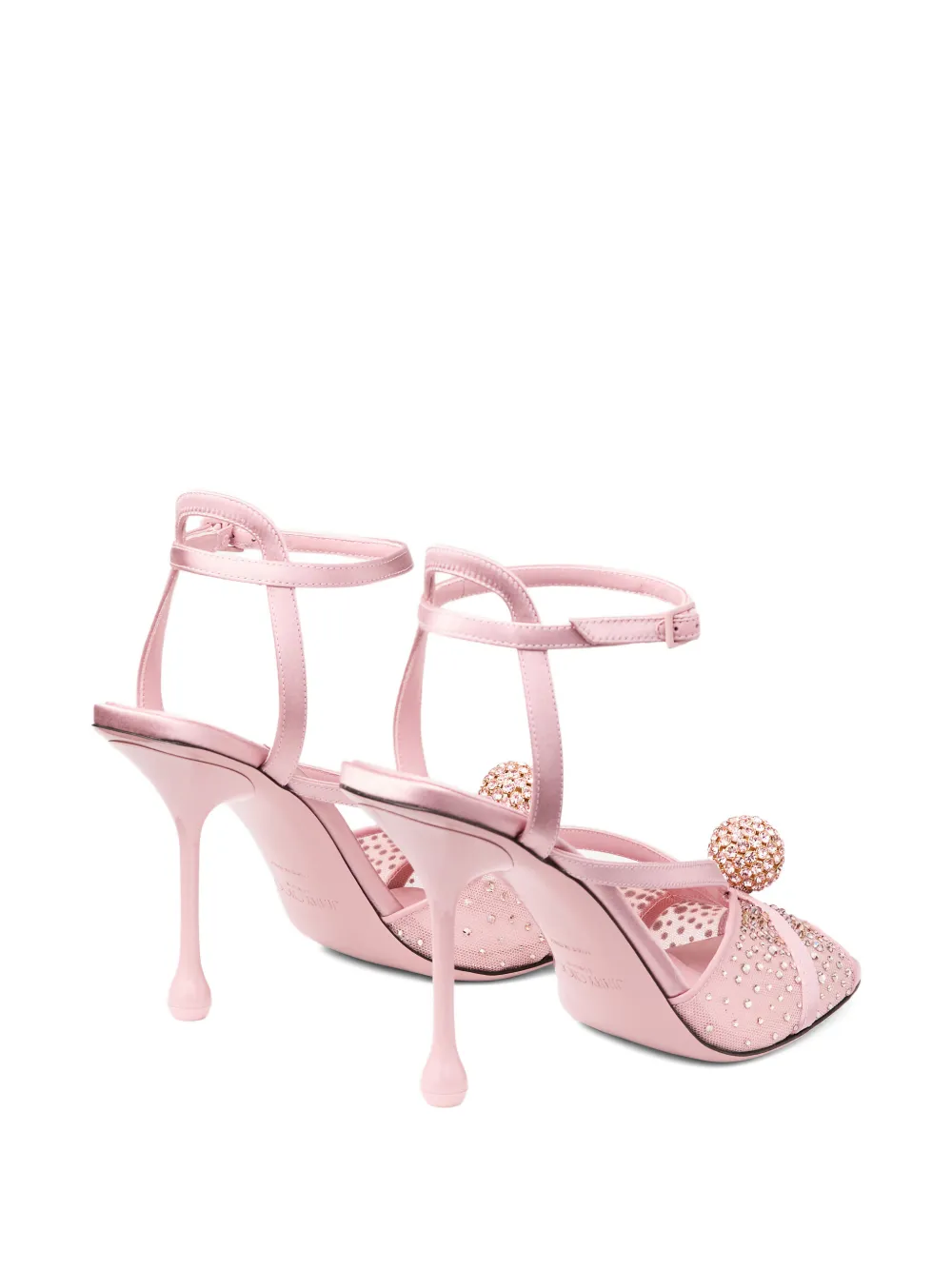 Jimmy Choo Sarai sandalen verfraaid met bandjes Roze