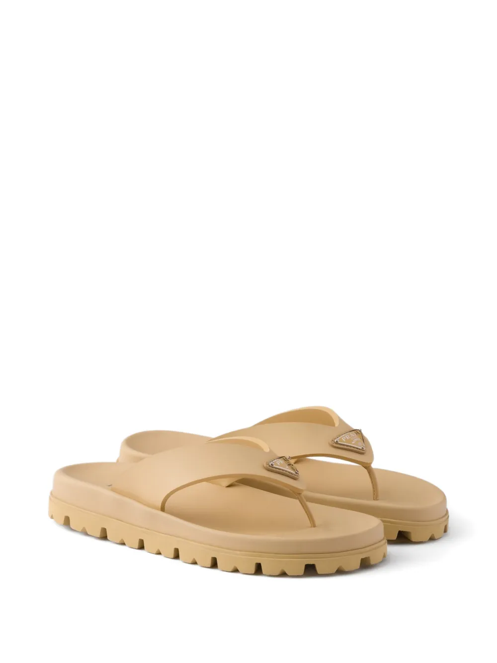 Prada logo-plaque flip flops | Image 2