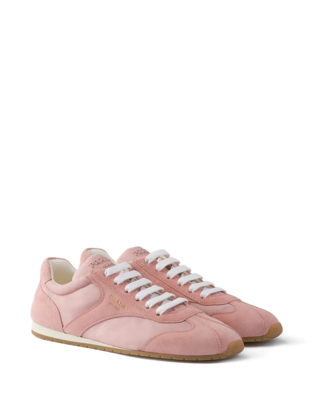 Prada Suède sneakers Roze