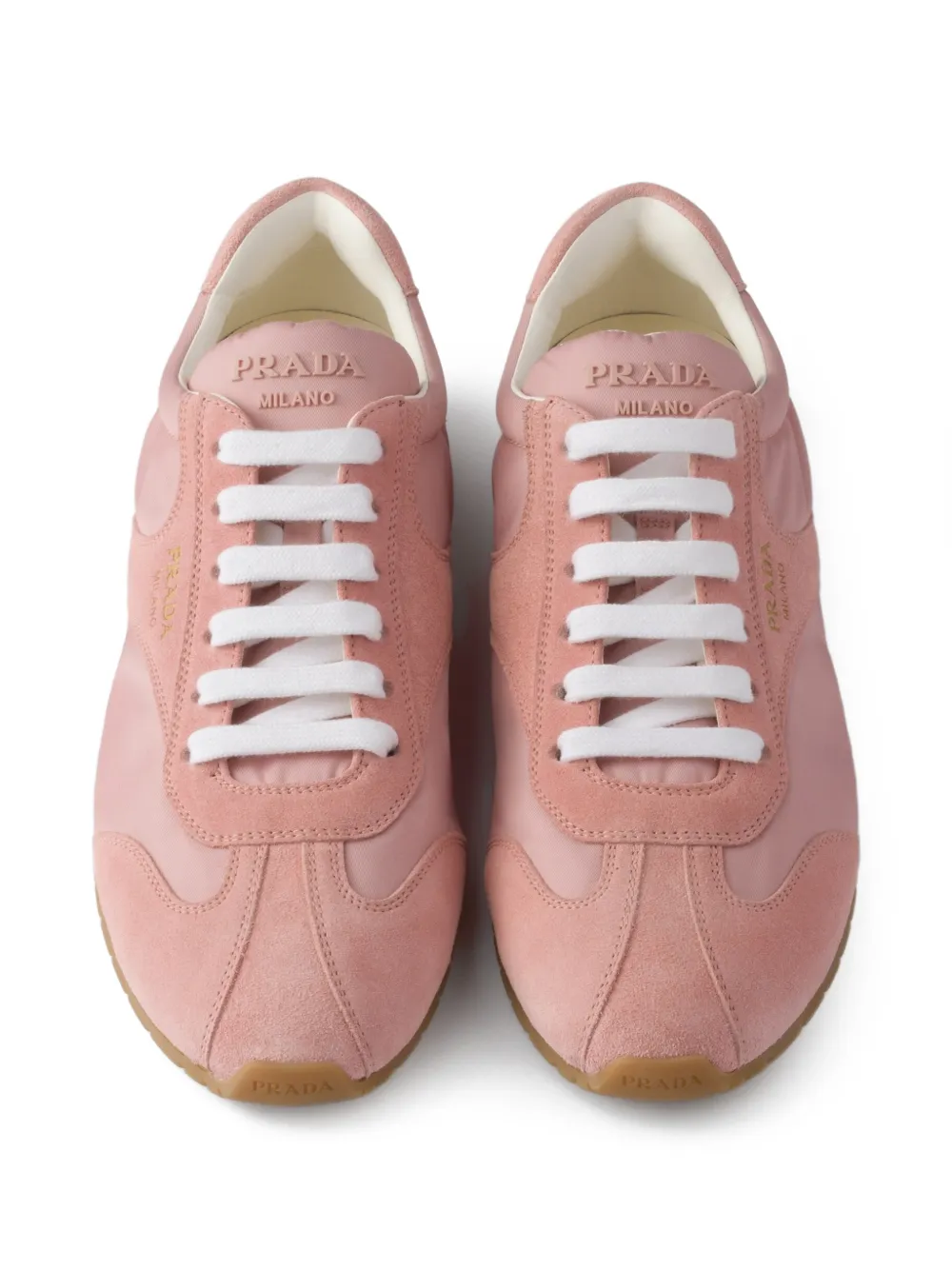 Prada Suède sneakers Roze