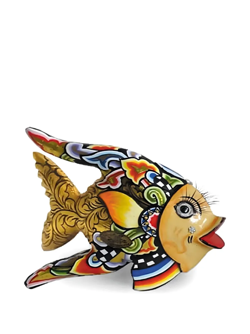 Toms Drag small Oscar fish ornament - Oro