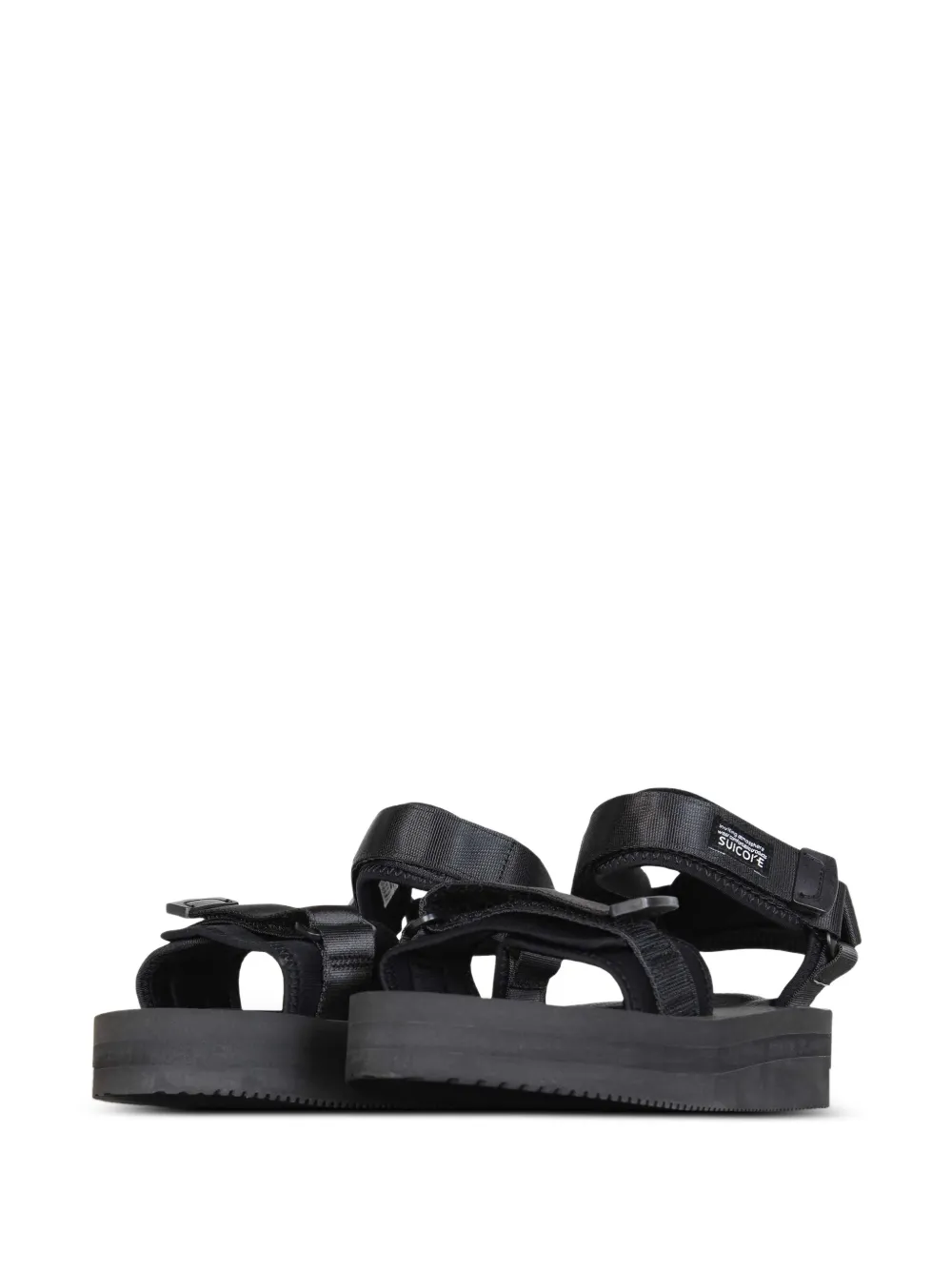 Suicoke Sandalen met plateauzool Zwart