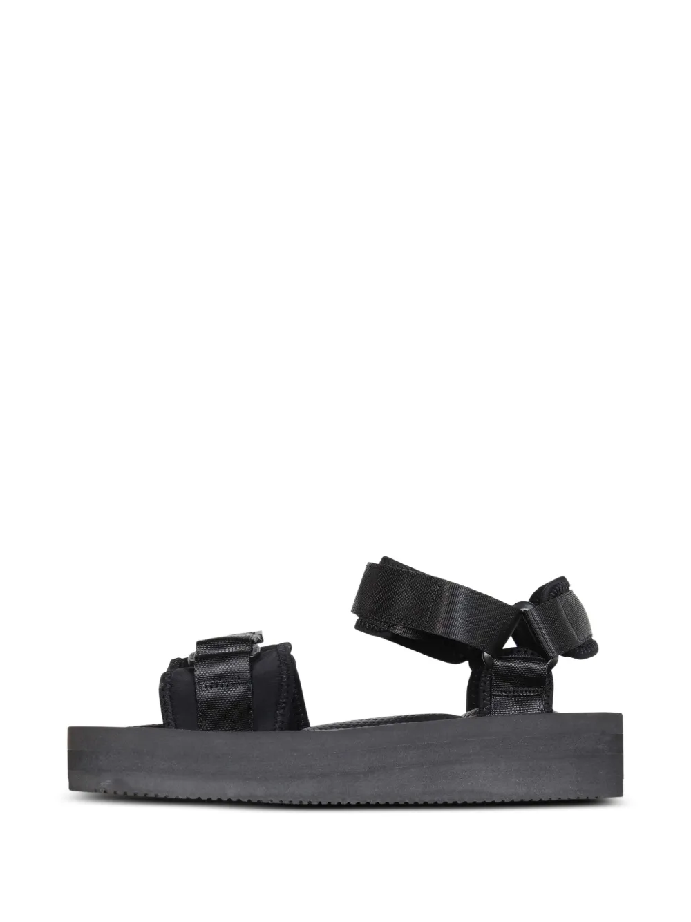 Suicoke Sandalen met plateauzool Zwart