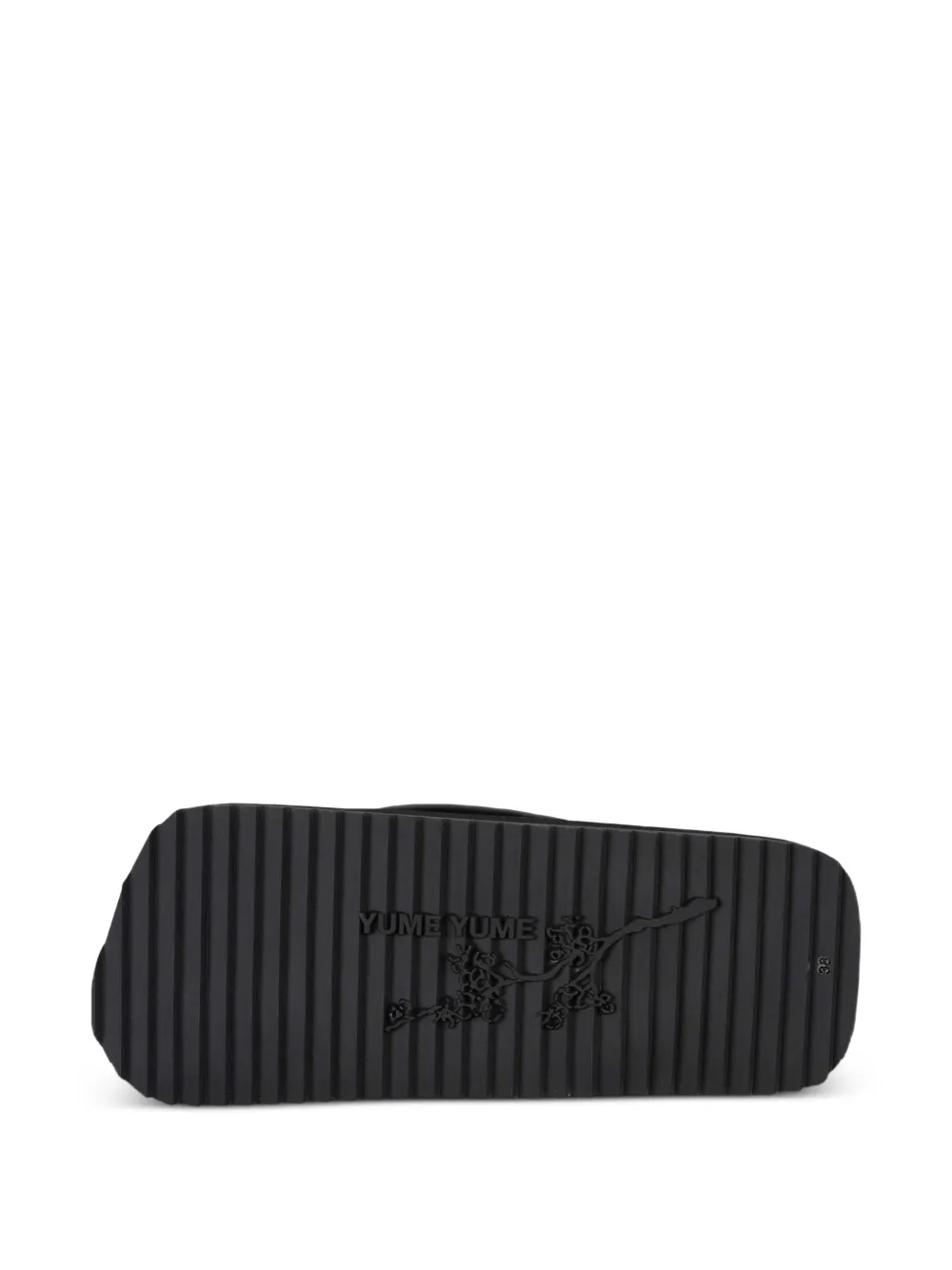 YUME Suki gewatteerde sandalen Zwart