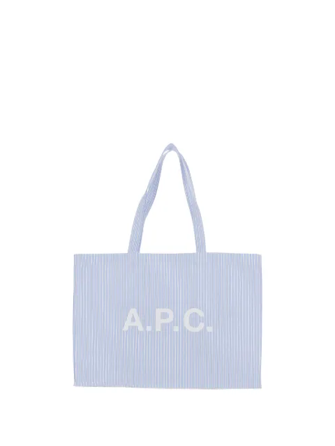 A.P.C. Diane striped tote bag