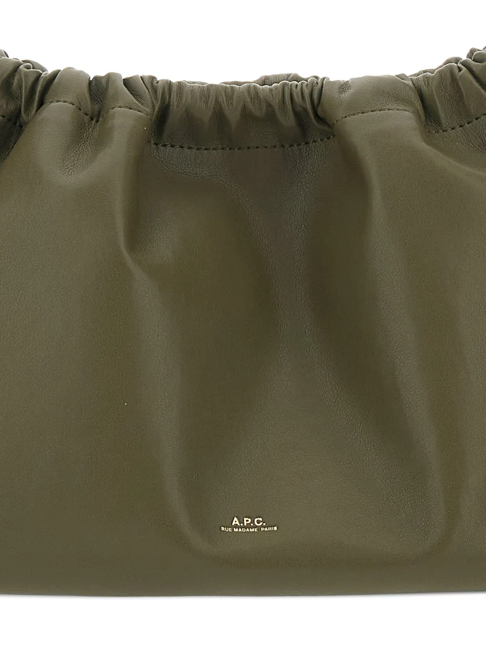 A.P.C. Gesmockte schoudertas Groen