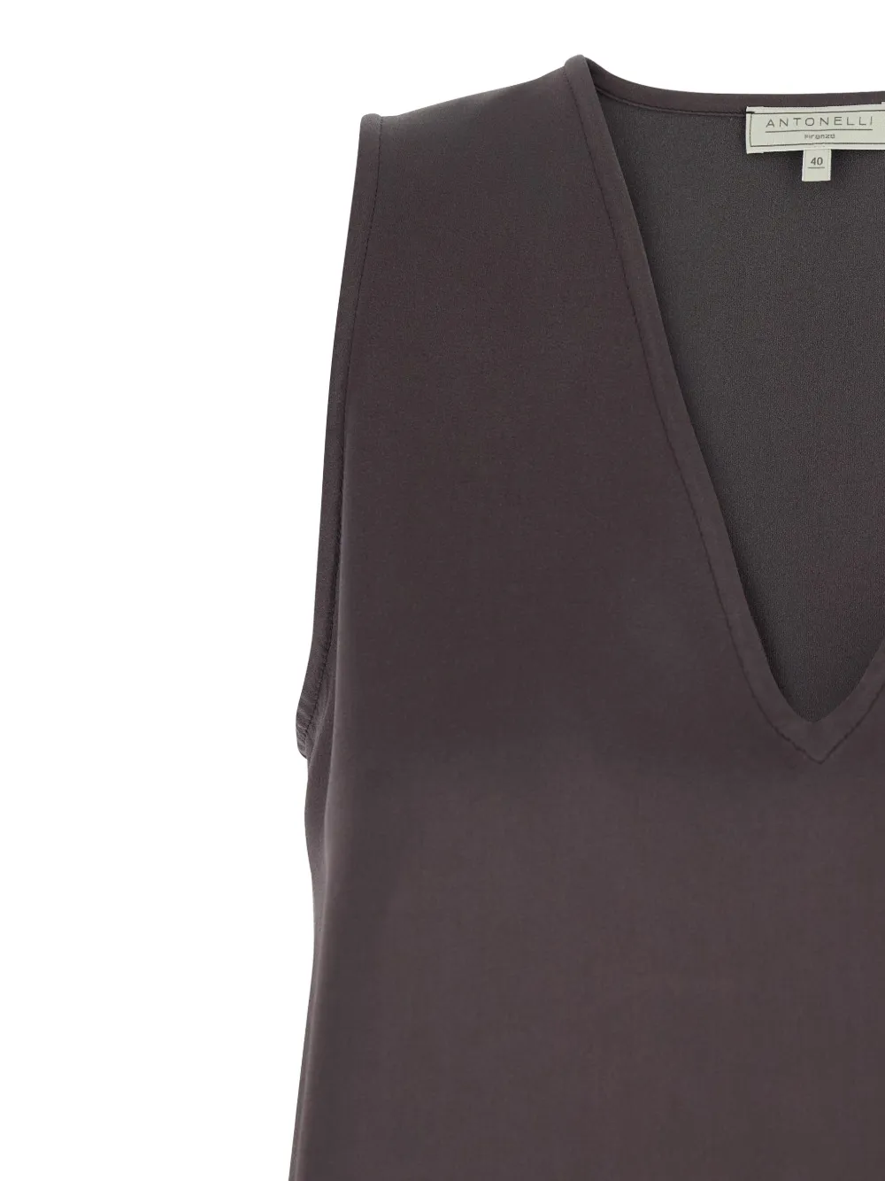  Antonelli V-neck Blouse - Grey 