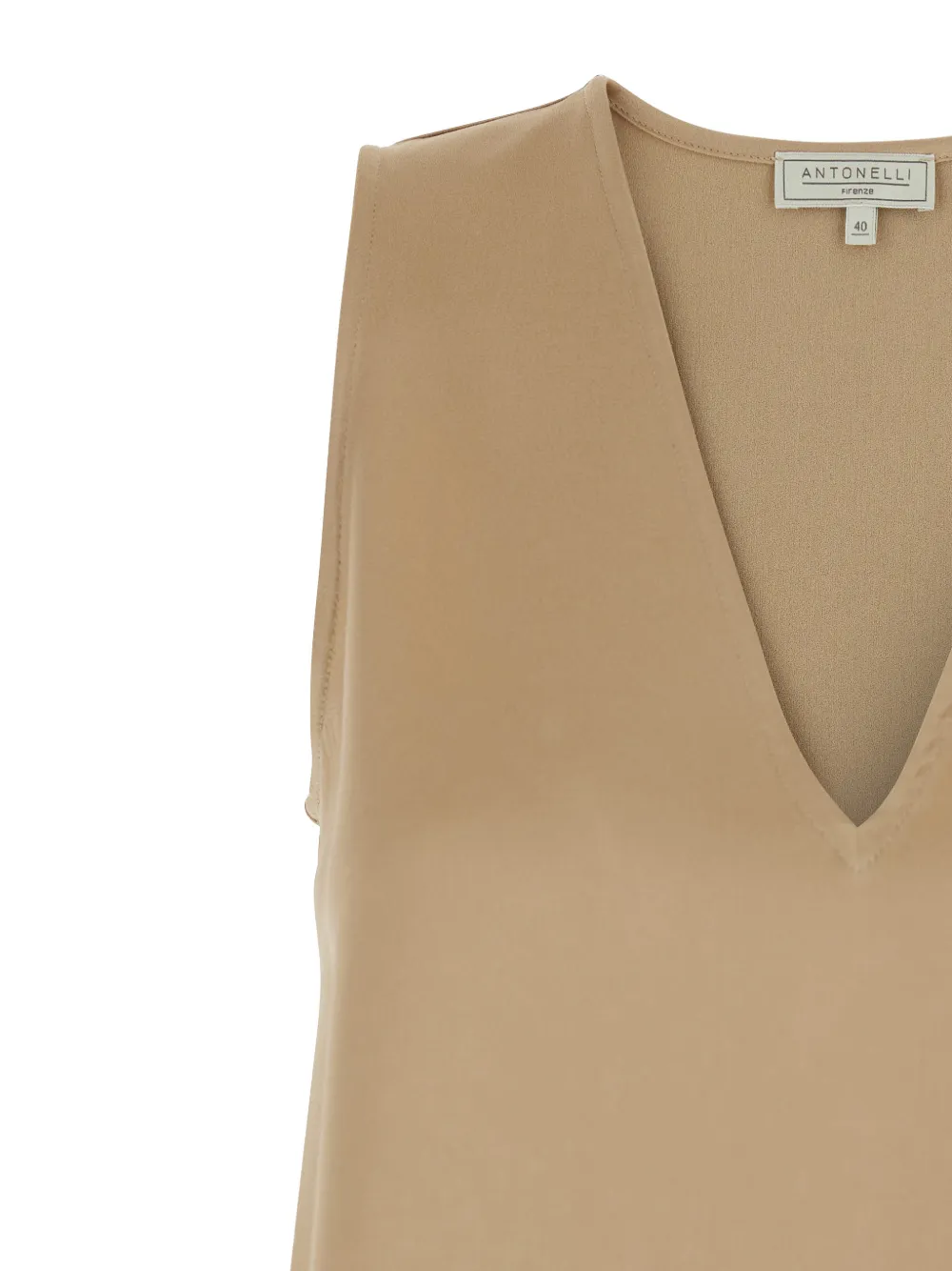  Antonelli V-neck Blouse - Neutrals 