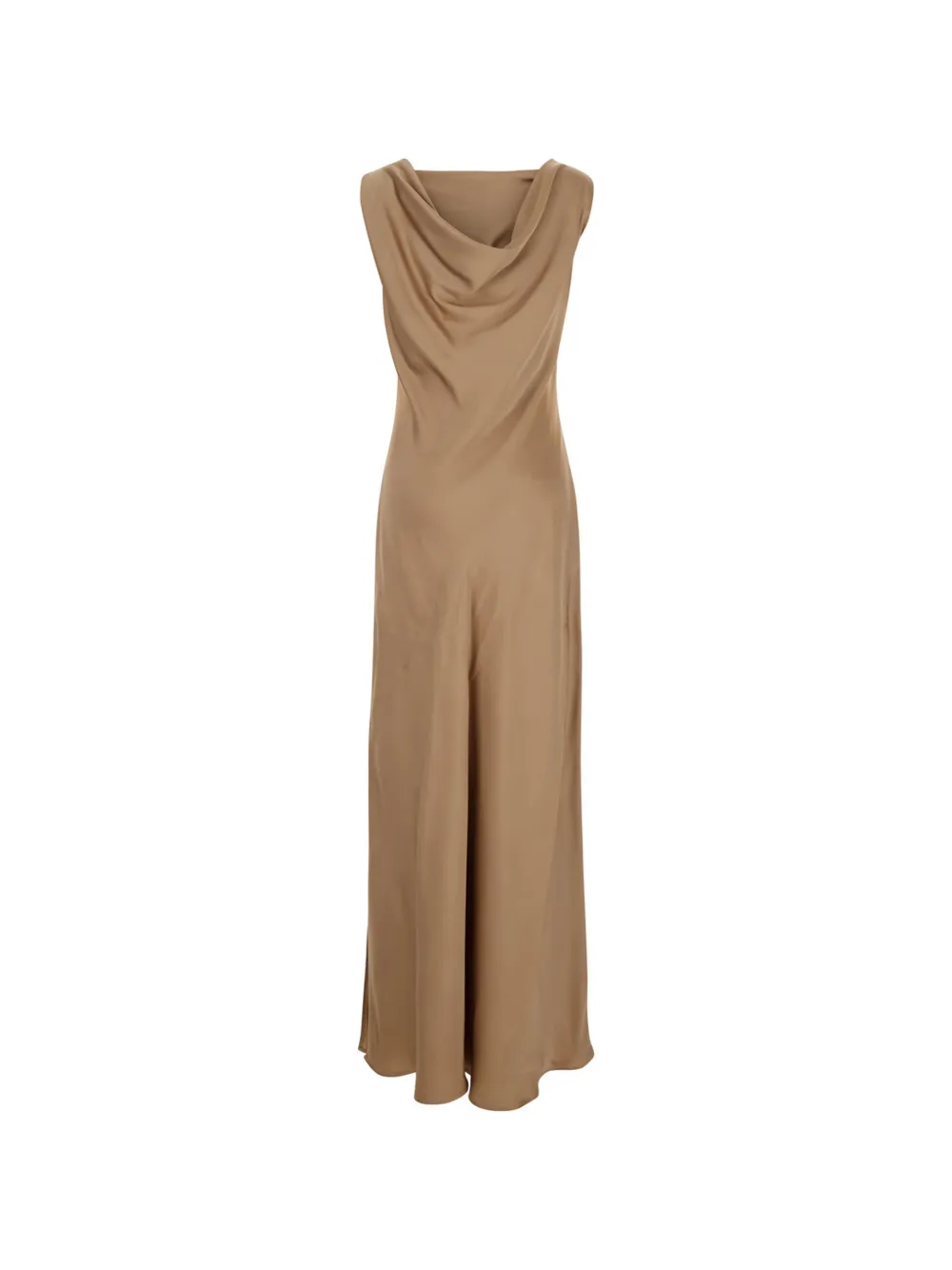 Antonelli Cowl-neck Maxi Dress - Neutrals 