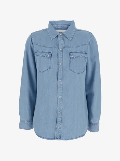 Ba&Sh Adali button-front denim shirt